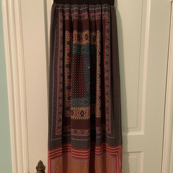 Anthropologie Silesia Silk Maxi Skirt S M NWOT - Picture 2 of 3